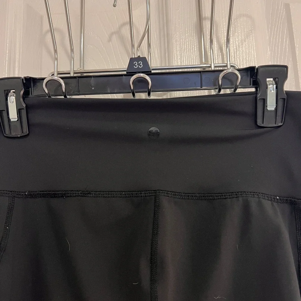 RBX Womens‎ High Waist Active Leggings with Side Pockets Black Size Large
